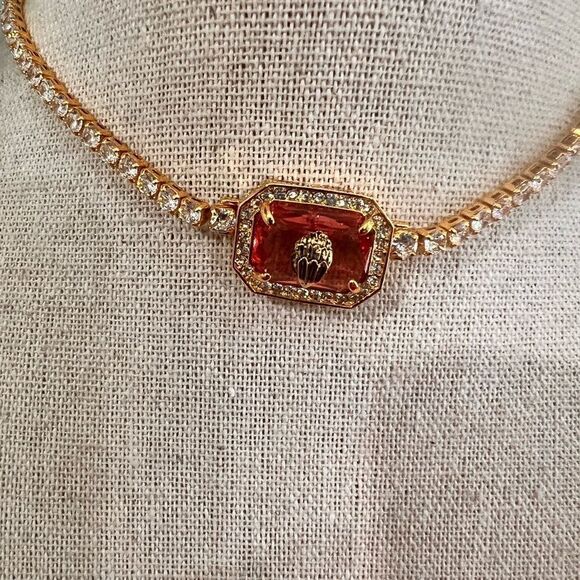NWT Kurt Geiger Jeweled Tennis Necklace #KGNK - Picture 4 of 7